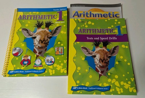 Book lot abeka - arithmetic, 1