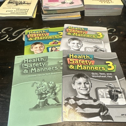 Abeka health safety manners - health,,