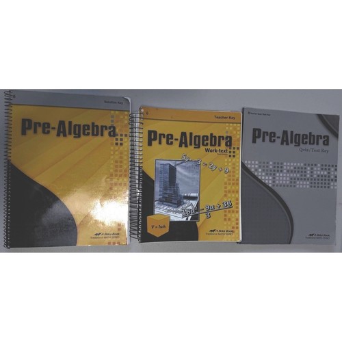 Beka pre algebra - pre-algebra, lot
