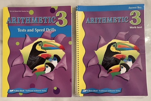 Abeka arithmetic work - arithmetic, 3
