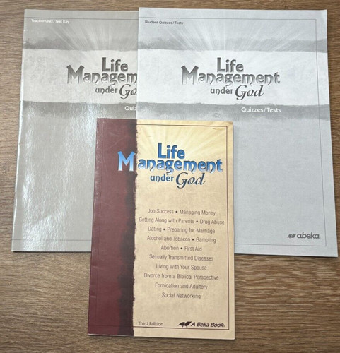 Abeka life management - life, under
